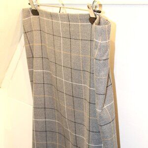 Size 12T Ann Taylor Grey Print Pencil Skirt with Lining